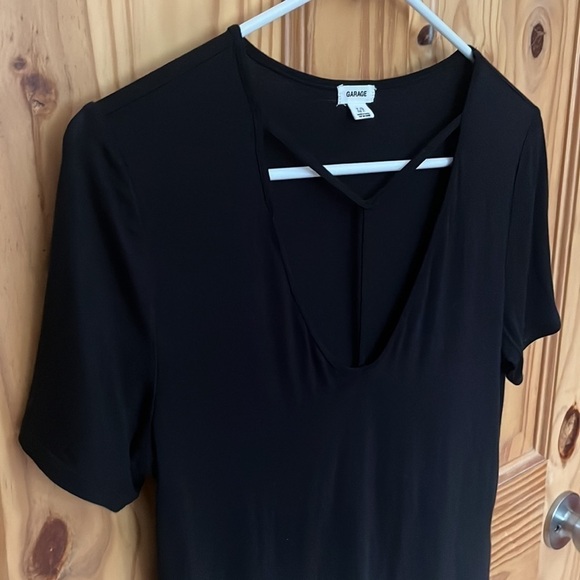 Garage Tops - Garage Black Cutout T-Shirt